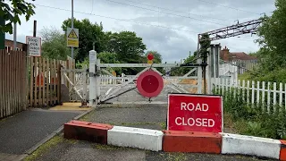 Rare, Crossing with Gates at Enfield Lincoln Road Level Crossing, London