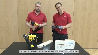 Med beslagsspikerpistol og scrail fra Motek monterer du beslagene raskt og effektivt