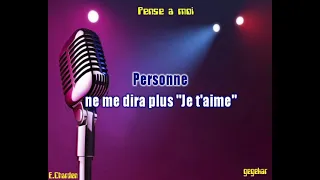 Pense a moi...ERIC CHARDEN ma version en karaoke