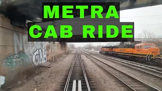 METRA rear view Cab Ride, Union Station - Riverside