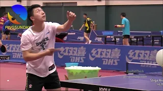 What happens when you serve without tossing up the ball?