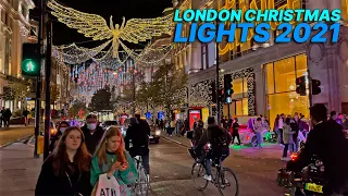 LONDON Christmas Lights 2021 ✨🎄 featuring Oxford Street, Carnaby and Regent Street 🛍