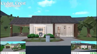 Renovating the new Bloxburg start house ￼(Speedbuild)