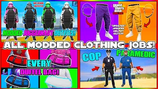 ALL MODDED CLOTHING JOBS IN 1 VIDEO! GTA 5 Modded Outfit Glitches! | GTA Online