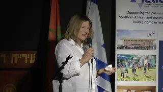 Ella Blumenthal I AM HERE Israeli Premier Telfed Event in Raanana