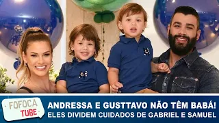 Andressa Suíta e Gusttavo Lima não têm Babás para filhos! eles dividem cuidados de Gabriel e Samuel