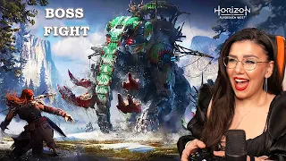 HORIZON FORBIDDEN WEST - A FREAK BOSS FIGHT - MAMMOTH "TREMORTUSK"  -  PS5 Walkthrough Gameplay.