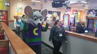 Welcoming Chuck E Cheese & Jasper T. Jowls!!!