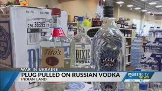 SC liquor store to stop selling Russian vodka following attack on Ukraine