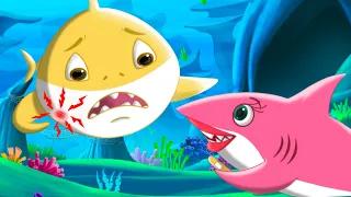 Baby Shark Got A Boo Boo | Boo Boo Song | FunForKidsTV - Nursery Rhymes & Baby Songs