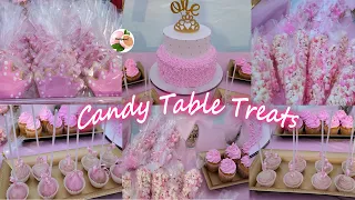 Mesa de Postres como hacerlos y decorar EMPRENDE tu NEGOCIO 🍬 cakepops, galletas de corazona