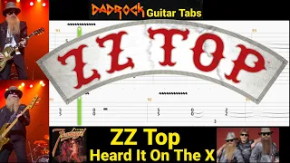 Heard It On The X - ZZ Top - Lead Guitar TABS Lesson