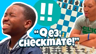 12-Year-Old CRUSHES NBA Player BLINDFOLDED in CHESS