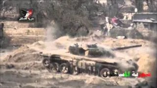 Part 3 - Syrian Army fighting impressively in Jobar battles - tanks and direct clashes