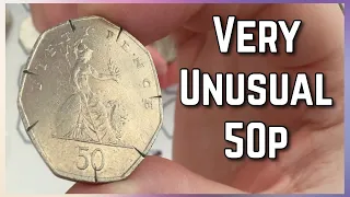 A Very Unusual Keeper! Rare 50p Hunting