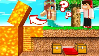 LUMI I GPLAY BUDUJĄ TAJNĄ BAZĘ W LAWIE W MINECRAFT?!