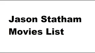 Jason Statham Movies List - Total Movies List