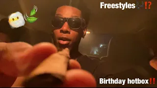 Birthday hotbox session 😎‼️