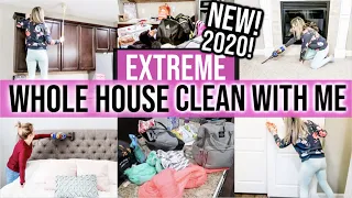 2020 EXTREME WHOLE HOUSE CLEAN WITH ME | ALL DAY CLEANING MOTIVATION | DECLUTTER | CLEANING ROUTINE