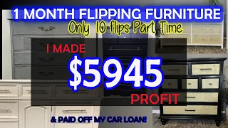 How to flip furniture for BIG profits.  Furniture Restoration. Furniture Flipping.