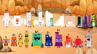 Numberblocks full season Cannyblocks Band Halves