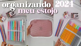 organizando meu estojo 2024 💗🎀