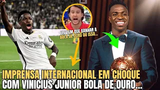 🚨EITA!! OLHA A REAÇÃO PELO MUNDO DO SHOW DE VINICIUS JUNIOR O NOSSO BOLA DE OURO!!