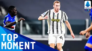 Kulusevski Curls in Brilliantly on his Debut! | Juventus 3-0 Sampdoria | Top Moment | Serie A TIM