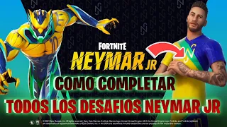 COMO COMPLETAR TODOS LOS DESAFIOS DE NEYMAR JR FORTNITE (GRATIS)