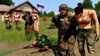 🔴 ON TIME! Female soldier tortured during interrogation by Russian general saved by Ukrainian sniper