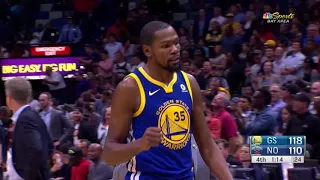 Kevin Durant & DeMarcus Cousins Go at Each Other - Warriors vs Pelicans | Dec 4, 2017 | Ximo Pierto