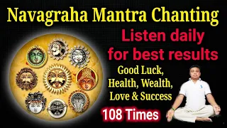 Powerful Navagraha Mantra For Good Luck To Boost Your Life,  Health, Wealth Love & Success