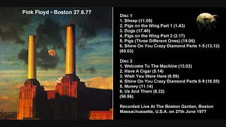 Pink Floyd Boston Garden, Boston, MA USA   June 27, 1977