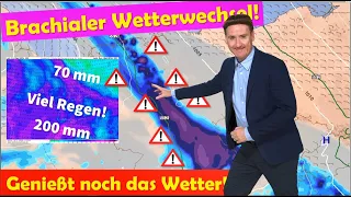 WETTERSTURZ: Da kommt was Großes auf uns zu! Genießt noch das schöne Frühsommerwetter, bis 27 °C!