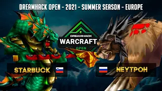 Neytpoh (NE) vs Starbuck (RND) DreamHack Open - 2021 Summer с Майкером