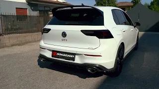 The exhaust system for VW GOLF 8 GTi CLUBSPORT 2.0 221kW by Ragazzon