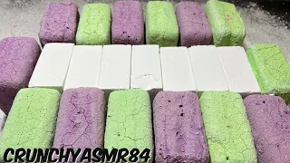 Purple & Green Pasted Blocks | Oddly Satisfying | ASMR | Sleep Aid