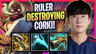 RULER DESTROYING WITH CORKI! - JDG Ruler Plays Corki ADC vs Kai'sa! | Season 2024