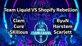 Clem i ByuN w World Team League Team Liquid VS Team Shopify Rebellion polski komentarz