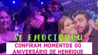 HENRIQUE GANHA FESTA SURPRESA E SE EMOCIONA COM SHOW DE BRUNO E MARRONE E DANIEL