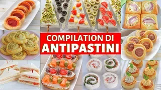 10 IDEE DI ANTIPASTI PER VIGILIA, NATALE E CAPODANNO - 10 Ricette Facili per il Buffet delle Feste