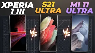 Sony Xperia 1 III  🆚 Galaxy S21 Ultra 🆚 Xiaomi Mi 11 Ultra - Comparison