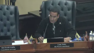 Paterson, NJ - City Council Meeting, January 16, 2024