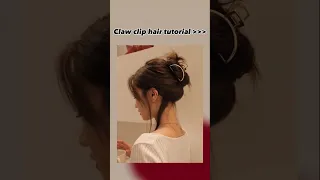 🌸 Chic & Simple: Claw Clip Hairstyles for Any Occasion! 💁‍♀️#selfcare  #fyp #shorts #short