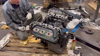 Ремонт двигателя Audi Q7 CASA
