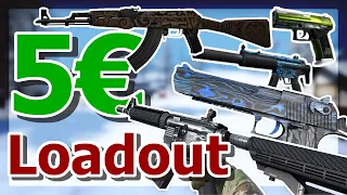 CRAZY LOADOUT UNDER 5€ with OPERATION  BROKEN FANG SKINS! | Cheap CS:GO Inventory