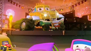 Monster Truck Dan , I'm Dan Song Car Dance Video For Kids