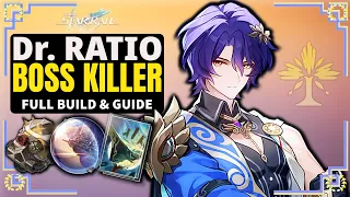 COMPLETE DR. RATIO GUIDE! Best DrRatio Builds - Light Cones, Relics, DPS | Honkai: Star Rail