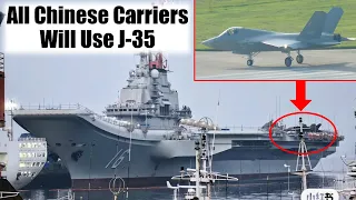 J-35 Fighter Appears Unexpectedly on China's Liaoning Carrier