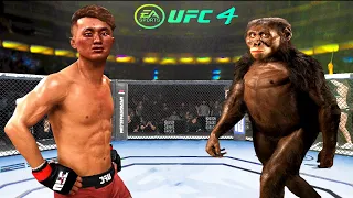 UFC4 | Dooho Choi vs. Australopithecus (EA Sports UFC 4) mma wwe